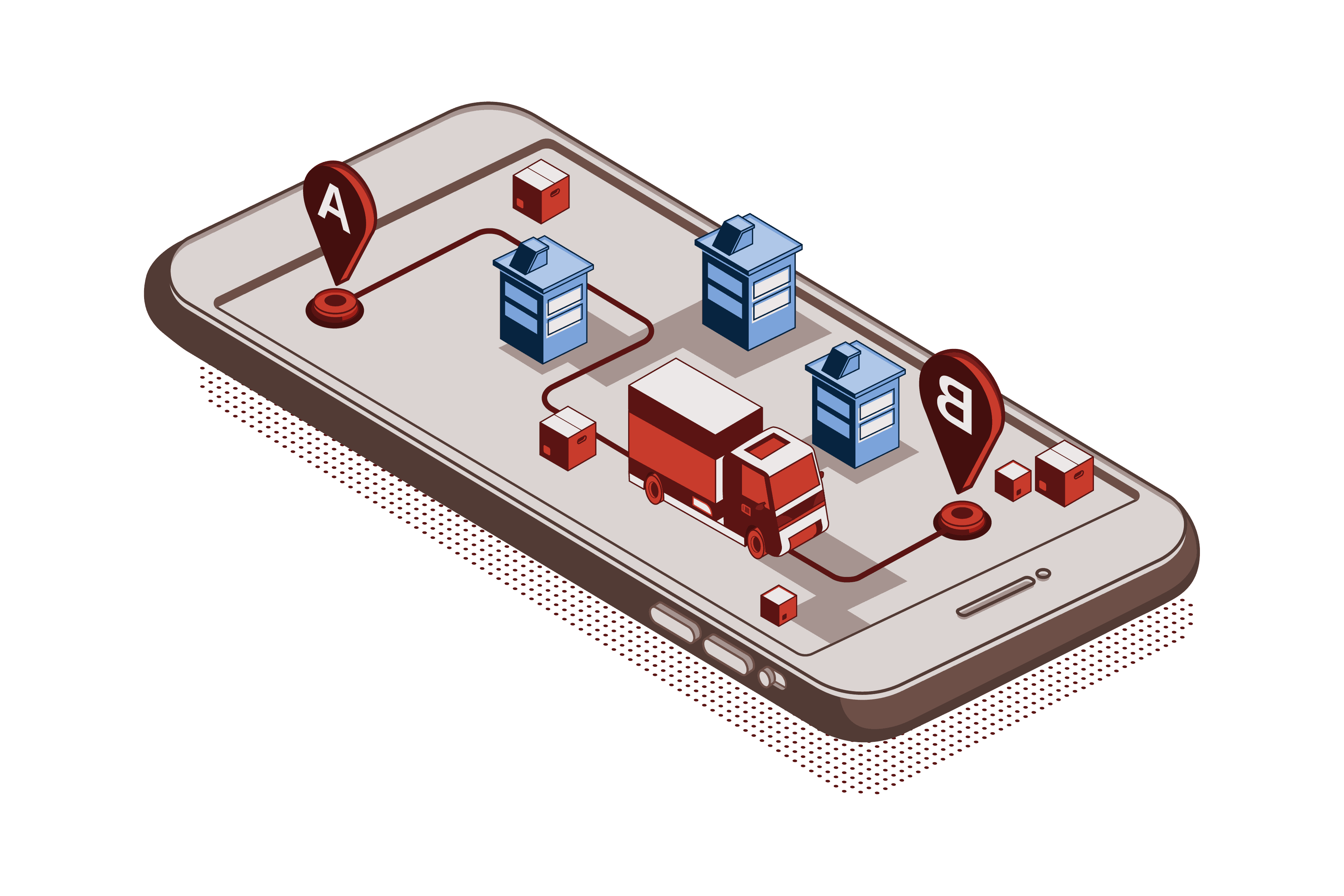 十大赌博靠谱信誉平台 logistics platform graphic